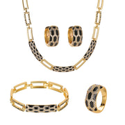 New Arabic style diamond earring necklace set